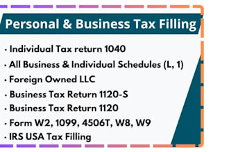 do USA personal and business tax filing services