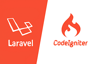develop custom web applications using laravel or codeigniter 4