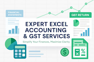 expertly handle your excel data analysis, gst and accounting