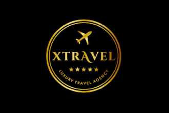 do a premium travel logo gig design for your brand