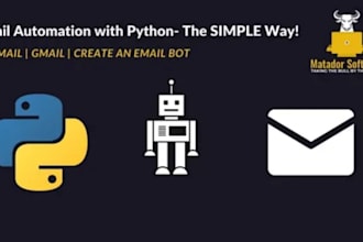 do custom email bot, gmail bot, bulk email bot, auto reply bot, outlook bot