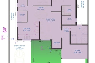 create precise 2d functional cad floor plans for your project