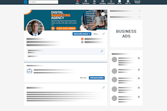 design eye catching linkedin, twitter, youtube, and facebook covers