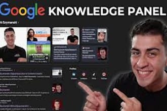 build active and verified google knowledge panel for person, brand, company
