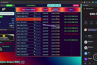 build profitable pumpfun, sandwich, snlper, volume, eth, flash and solana