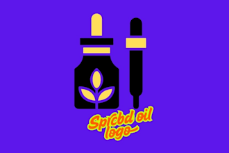do modern cbd oil logo design