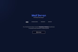build you a unique website with personality