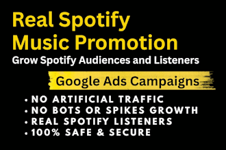 do spotify music promotion and marketing for real audience growth