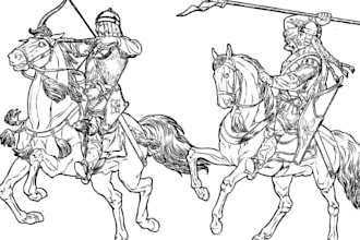 create frame by frame 2d cartoon animations in a traditional hand drawn style