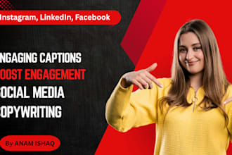 write engaging captions for instagram facebook linkedin