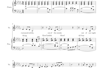 transpose your sheet music for auditions and rehearsals
