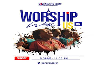 create amazing church flyer, book release, event flyer design or poster