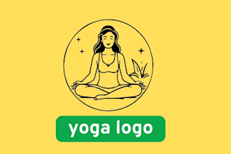 do unique minimal or yoga logo design