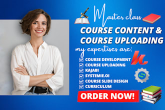 do systeme online course, course upload and development, kajabi, thinkific, wix