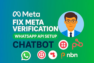 fix meta verification whatsapp business api whatsapp ai chatbot twilio 360dialog
