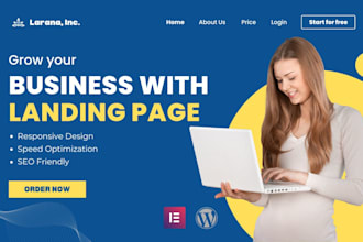 create a mobile responsive landing page for your business