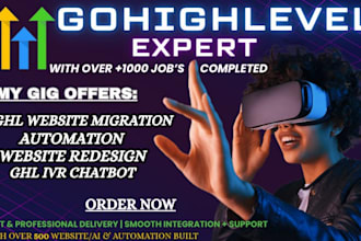 migrate and redesign your gohighlevel website, ghl a2p 10dlc, chatbot setup