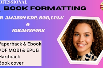 do coloring book formatting for KDP or ingramspark in 24h