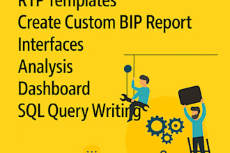 develop custom bip and otbi reports for oracle fusion