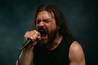 be your male heavy rock, pop, 80s, edm, metal vocalist and lyricst