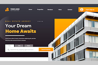create construction website app real estate website vacation website