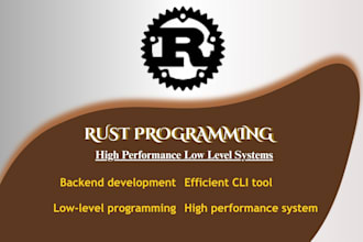 develop fast, reliable apps and programs in rust