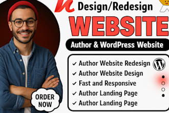 book author website, ebook landing page, children book website for authors