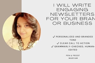 write engaging newsletters for your brand or business