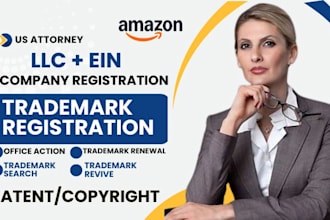 be US attorney, trademark registration, search for amazon brand