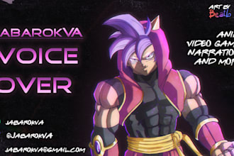 do professional voice acting for anime, games, and more