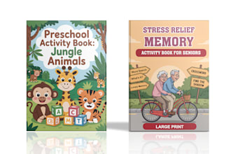design kdp coloring and activity book coloring pages for kids and adults