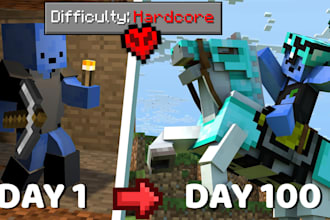 create a minecraft thumbnails