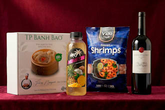 design premium food packaging, bottle label and jar label