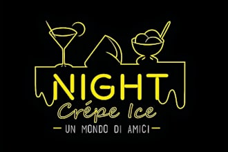 create a awesome modern bar, nightclub logo and any graphics design