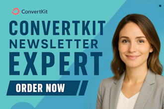 email marketing convertkit setup email campaign sequence automation landing page