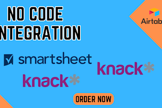 build custom knack softr client portal airtable smartsheet automation database