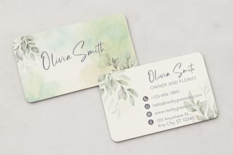 design professional and modern business cards