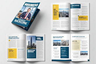 design professional annual reports, company profiles, brochures, and catalogs