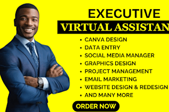 longterm remote admin assistant social media manager executive virtual assistant