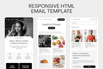 design responsive mailchimp email templates, newsletters, and campaigns