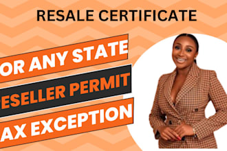 provide resale certificate, seller permit, and sales tax exemption