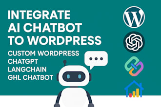 integrate ai chatbot to wordpress custom wordpress chatgpt langchain ghl chatbot
