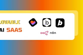 develop saas mvp web app using bubble bolt lovable n8n supabase shadcn UI