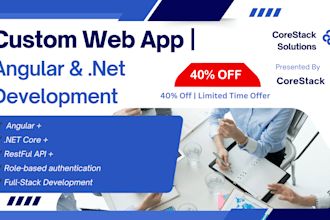 build secure angular, dot net core API with authentication
