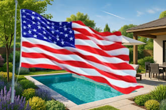 design your garden, backyard, swimming pool patio, terrace