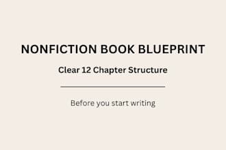 create a nonfiction book outline and blueprint 12 chapters