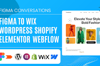 website design figma ui ux design figma to webflow wordpress elementor shopify