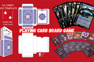 do custom playing card board game poker card tuck box oracle uno deck tarot card
