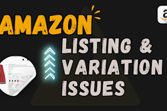 fix amazon listing issues and amazon variation issues