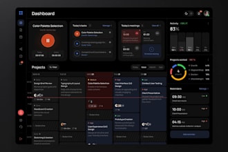create web app and sass app dashboard, software with ai integration